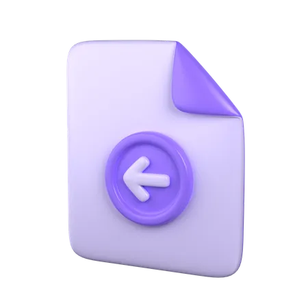 Import File  3D Icon