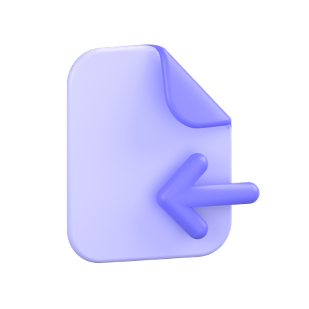 Import File  3D Icon