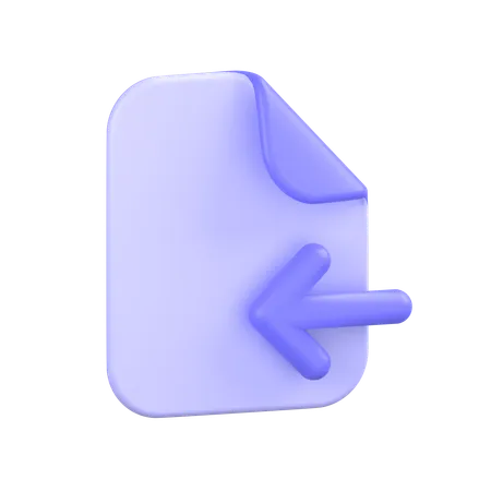 Import File  3D Icon