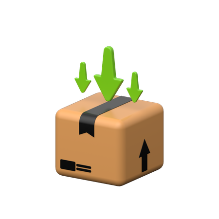 Import Shipping  3D Icon