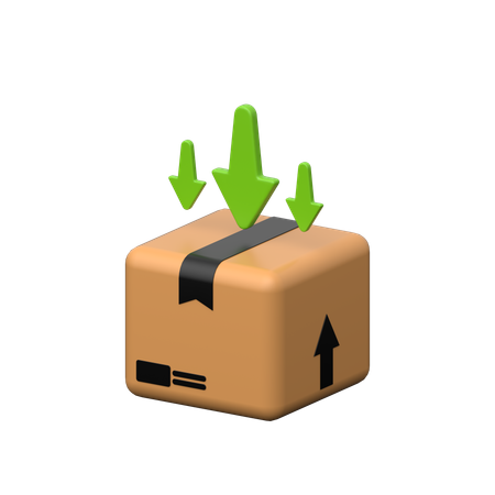 Import Shipping  3D Icon