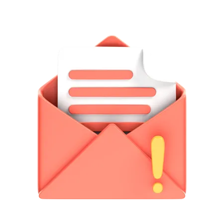 Important Mail  3D Icon