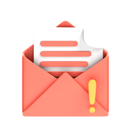 Important Mail  3D Icon