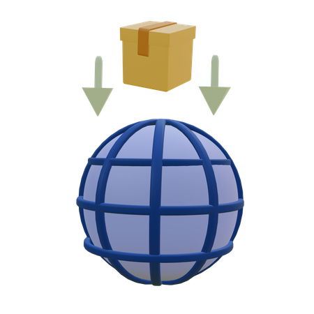 Importer  3D Icon