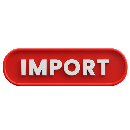 Importer  3D Icon