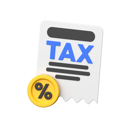 Imposto  3D Icon