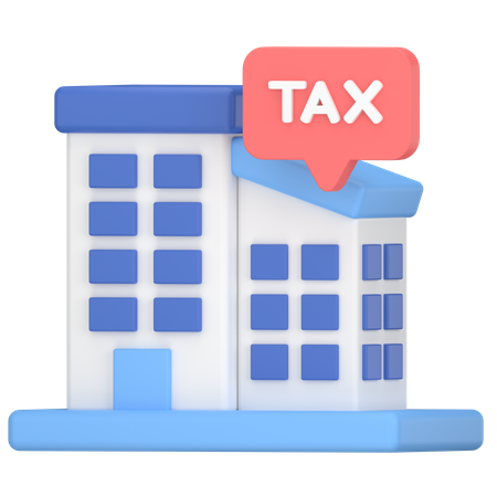 Taxa coorporativa  3D Icon