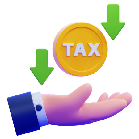 Rendimento fiscal  3D Icon