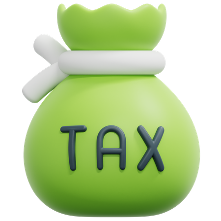 Imposto financeiro  3D Icon