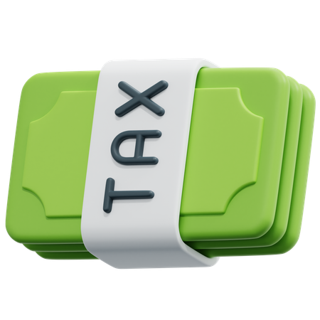 Imposto financeiro  3D Icon