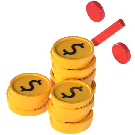Imposto financeiro  3D Icon