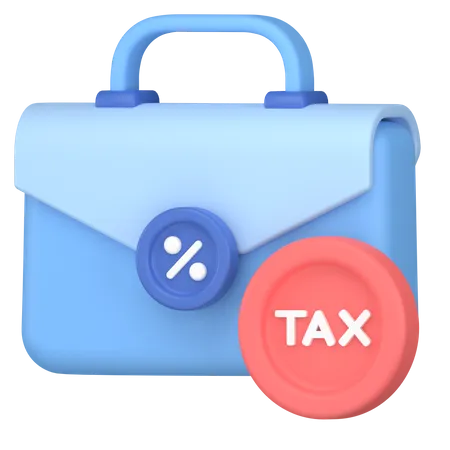 Impôt sur le revenu  3D Icon