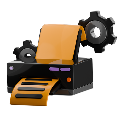 Impresora  3D Icon