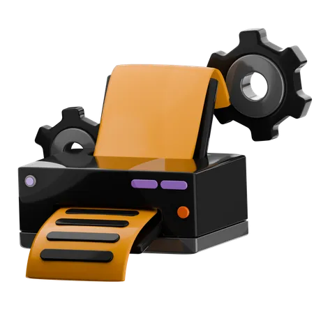 Impresora  3D Icon