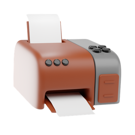 Impresora de etiquetas  3D Icon