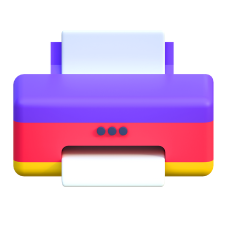 Impresora de imagen  3D Icon