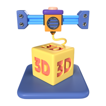 Imprimindo caixa 3d  3D Icon