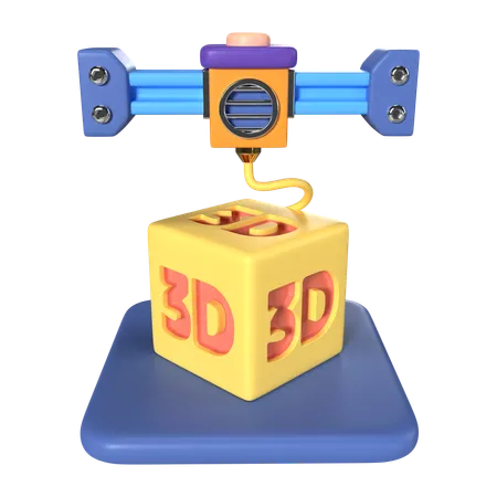 Imprimindo caixa 3d  3D Icon