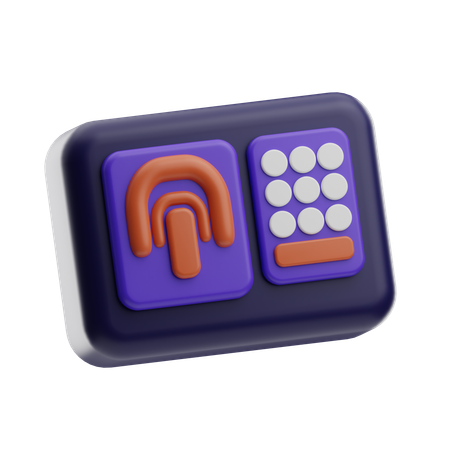 Impressão digital  3D Icon