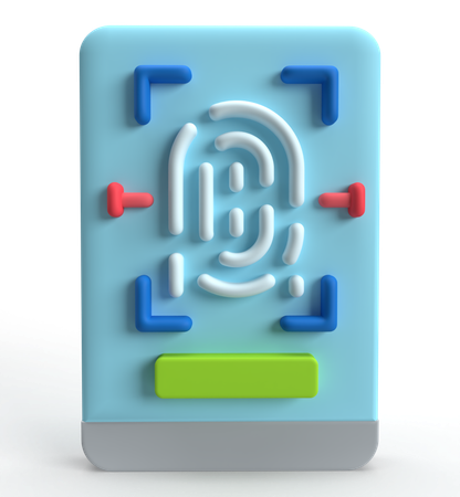 Impressão digital  3D Icon