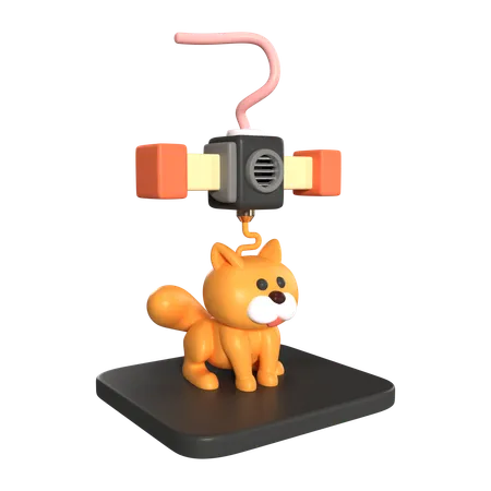 Impression de chat  3D Icon