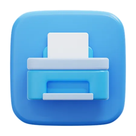 Impressora  3D Icon