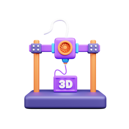 Impressora 3d  3D Icon