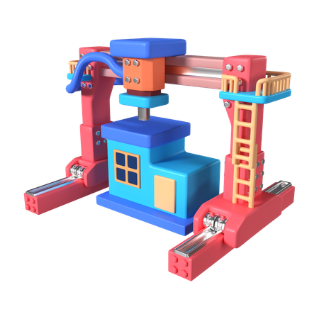 Impressora 3d de arquitetura  3D Icon