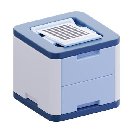 Impressora a laser  3D Icon