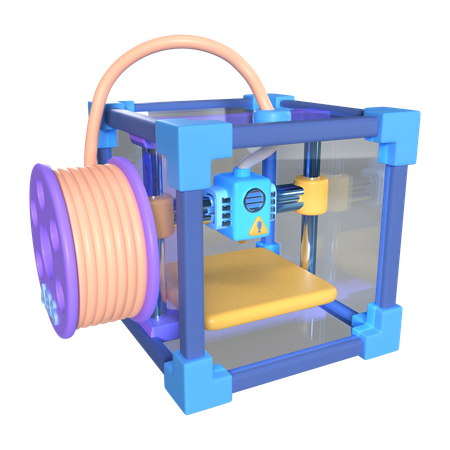 Imprimante 3D fermée  3D Icon