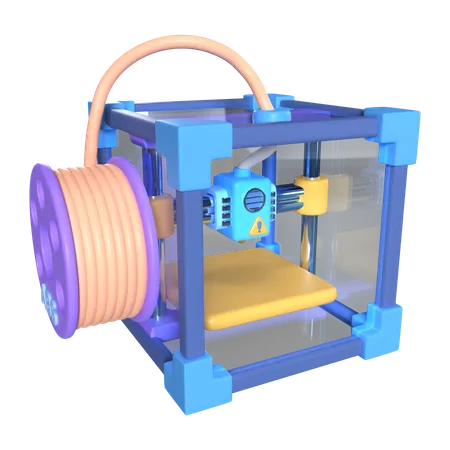 Imprimante 3D fermée  3D Icon