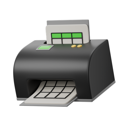 Document d'imprimante  3D Icon