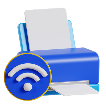 Imprimante intelligente  3D Icon