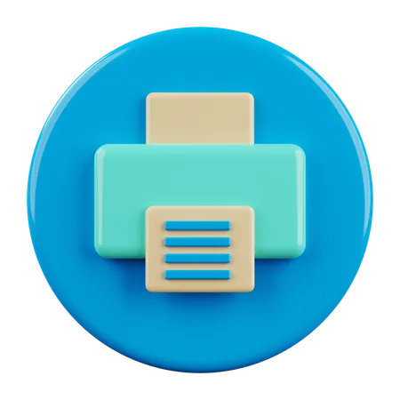 Imprimir  3D Icon