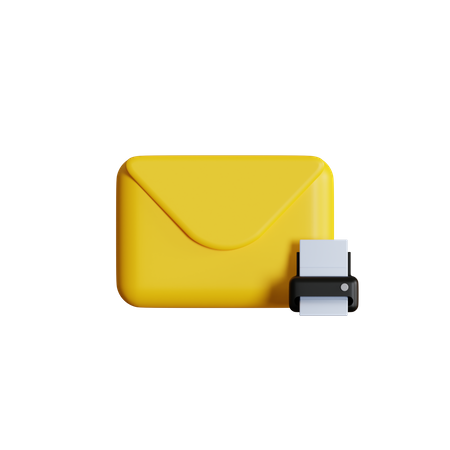 Imprimir e-mail  3D Icon