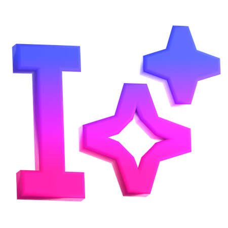 Improve Text  3D Icon