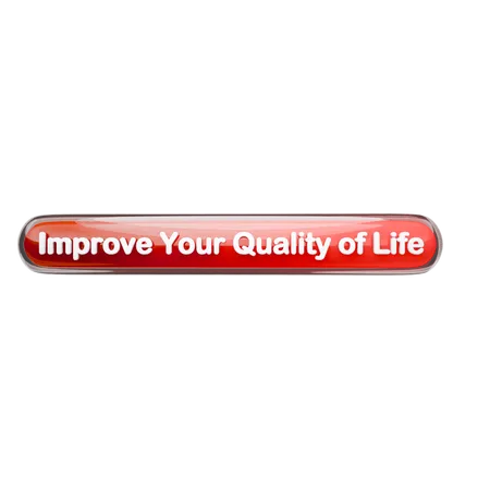 Improve Your Quality Of Life  3D Icon