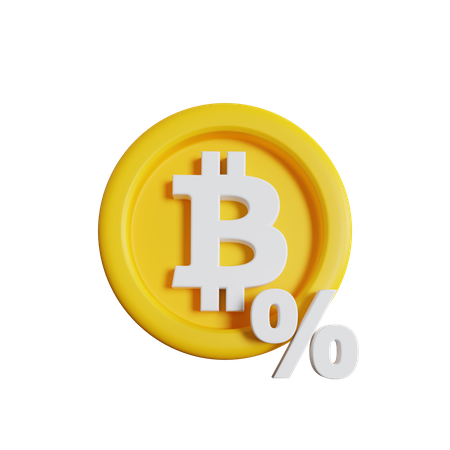 Impuesto bitcoin  3D Icon