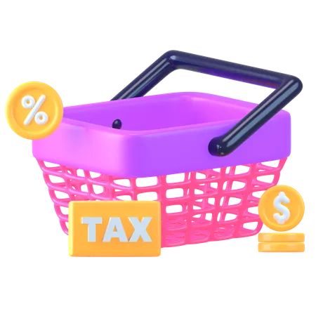 Impuesto de compras  3D Icon