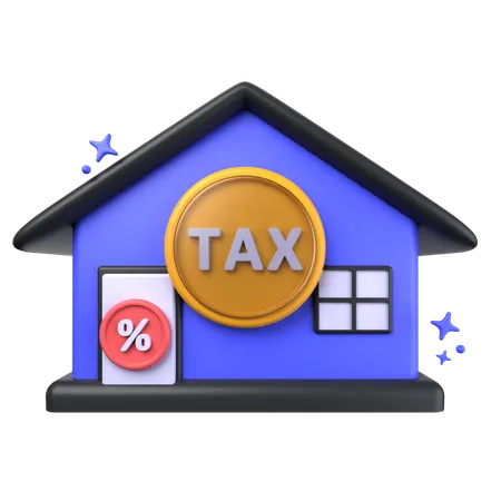 Impuesto de vivienda  3D Icon