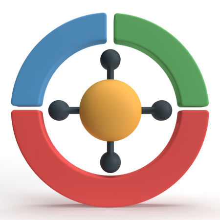 Impulsado por datos  3D Icon