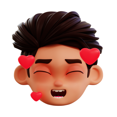 In Love Emoji  3D Icon