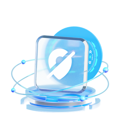 Inactive Location  3D Icon