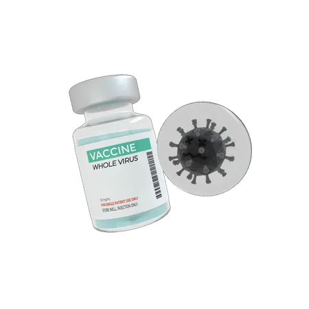 Inactived Virus 3D Illustration