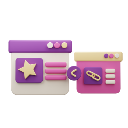 Inbound Link  3D Icon