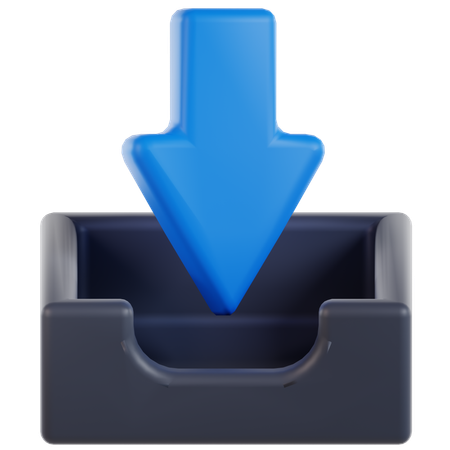 받은편지함  3D Icon