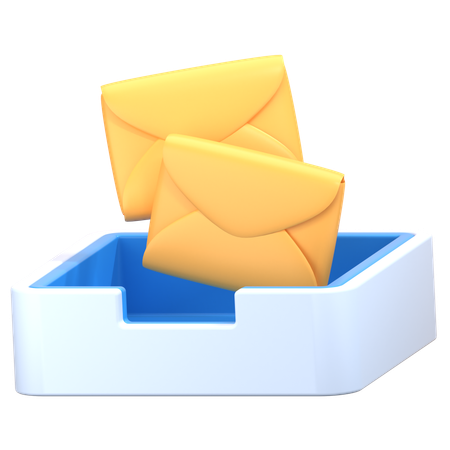 Inbox  3D Icon