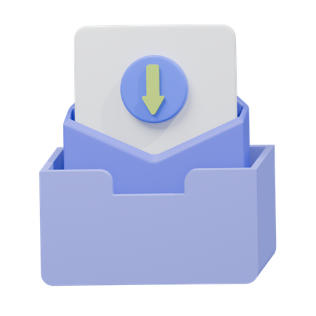 Inbox  3D Icon