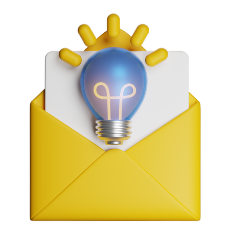 Inbox Innovation  3D Icon