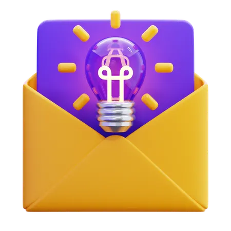 Inbox Innovation  3D Icon